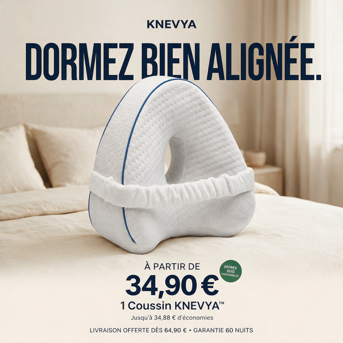 KNEVYA™ Coussin d’Alignement